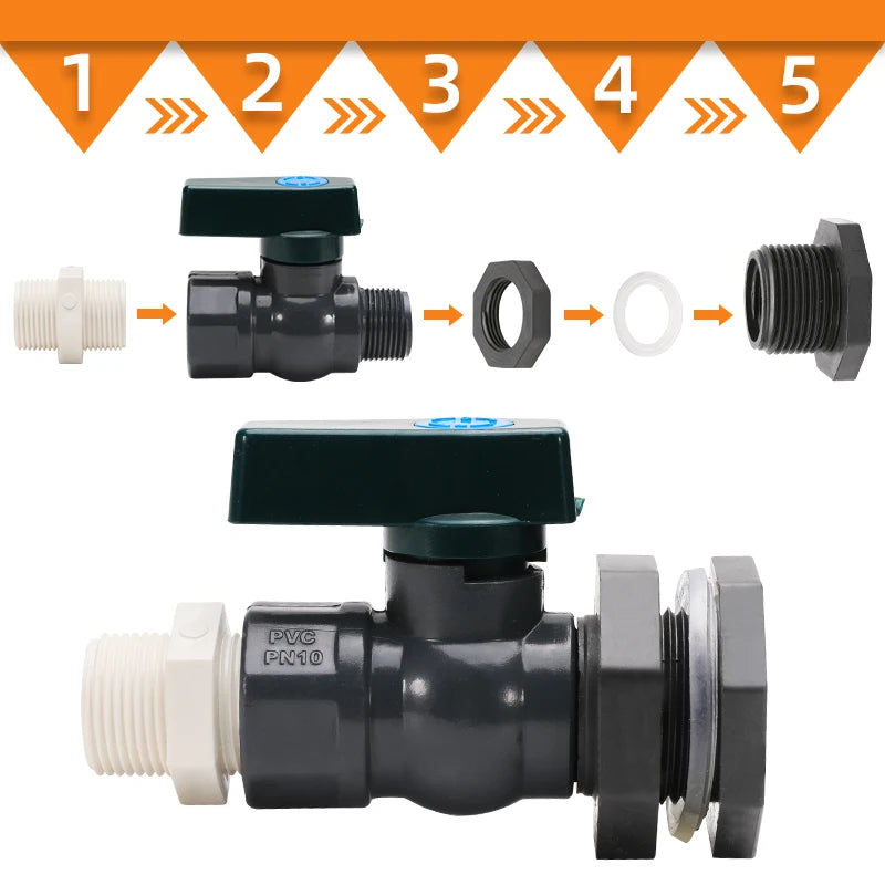 Rain Barrel Diverter Kit