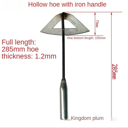 Hardened Steel Hollow Weeding Hoe