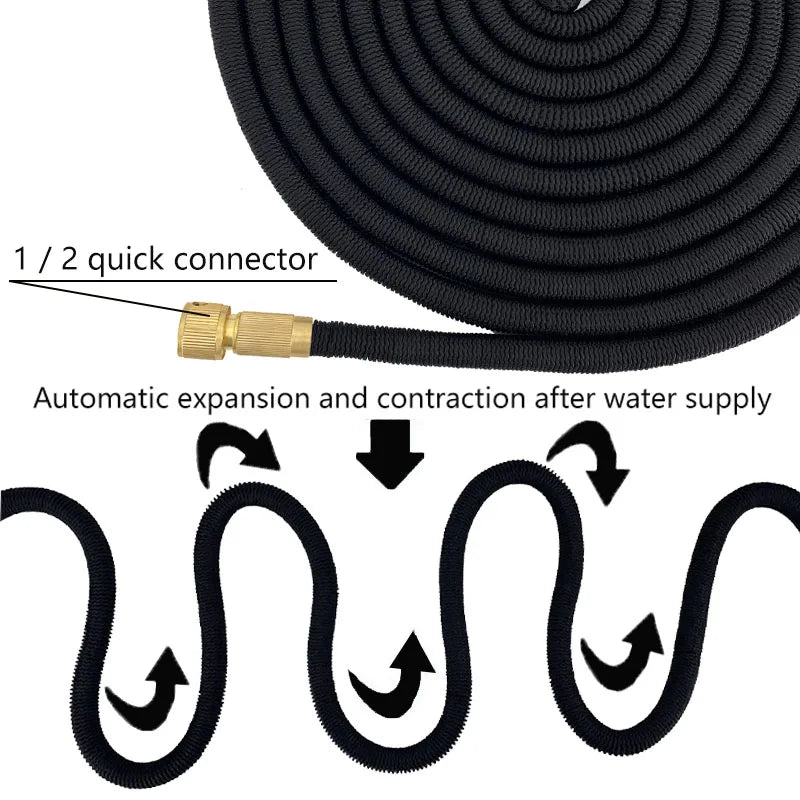 Flexible High-Pressure Garden Hose