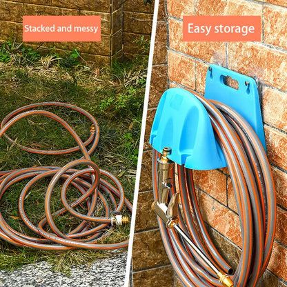 Wall-Mounted Hose Storage Rack