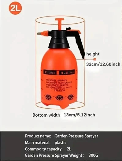 2L Hand Press Garden Sprayer