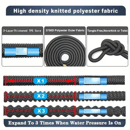 Flexible High-Pressure Garden Hose