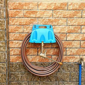 Wall-Mounted Hose Storage Rack